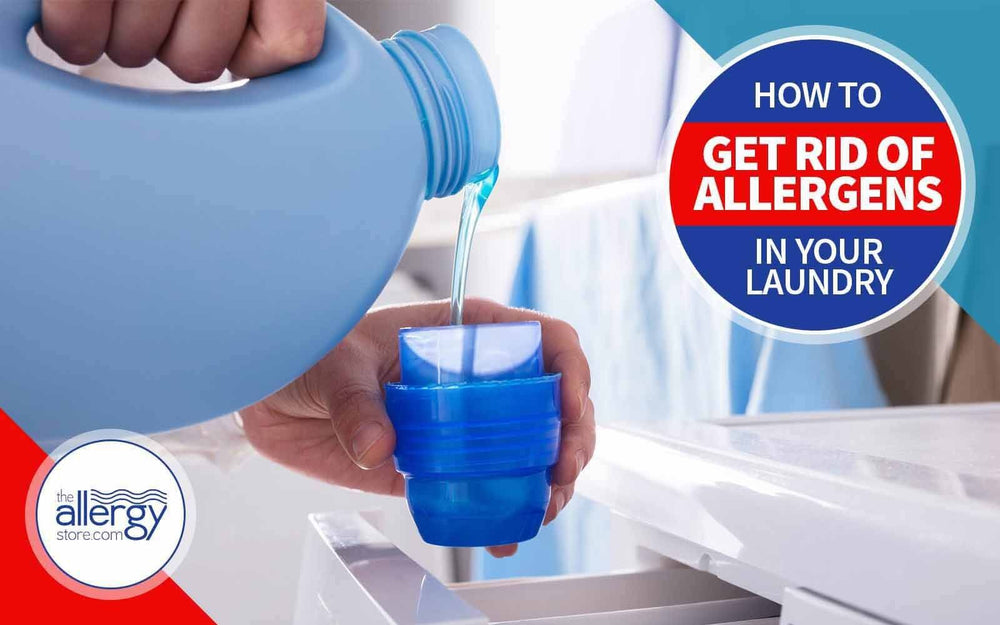 The best way to get rid of allergens in your laundry.