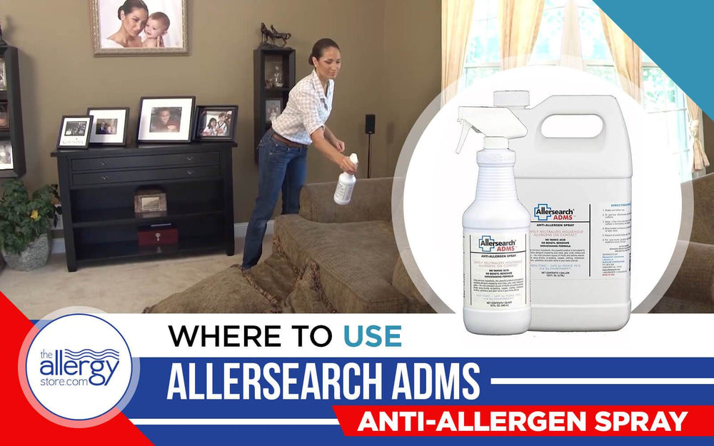 Where to Use Allersearch ADMS Anti-Allergen Spray