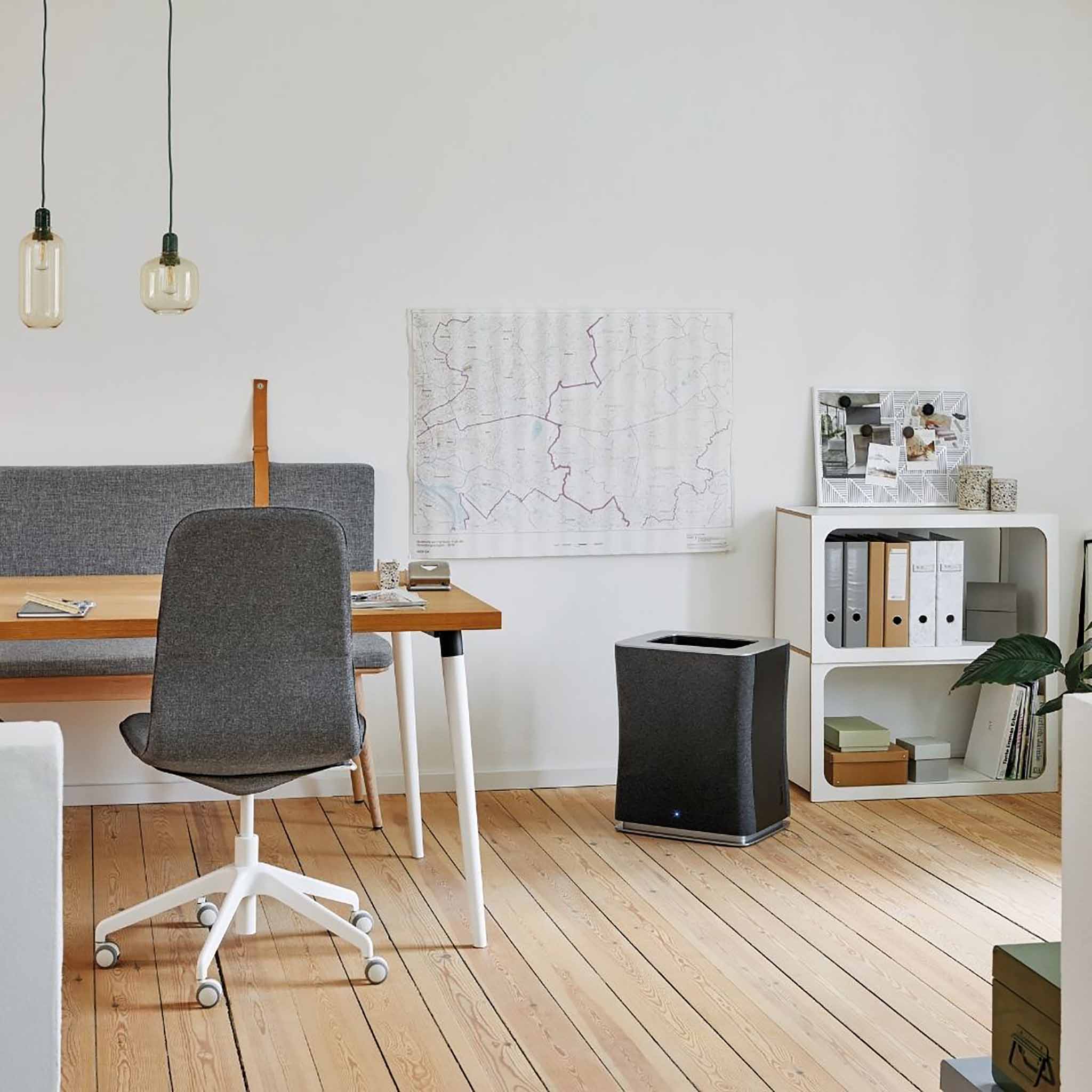 Stadler Form ROGER air purifiers utilize a specially-designed Dual Filter™ with HEPA and activated carbon.