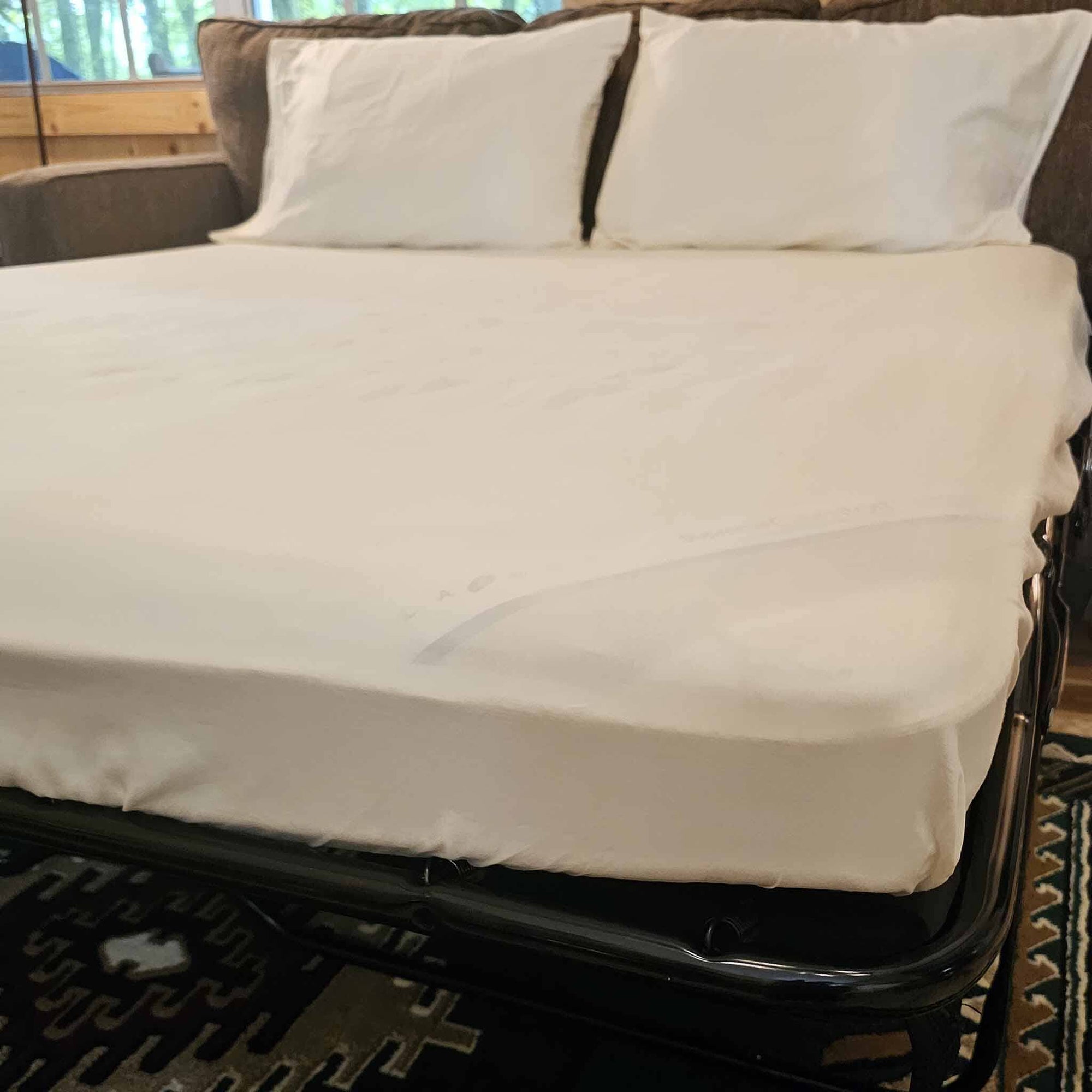 Sleeper sofa fitted bottom sheet