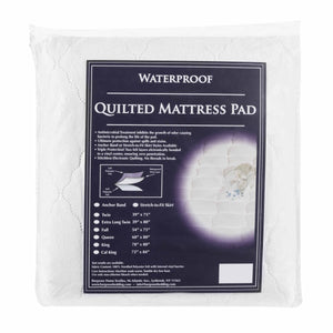 Quilted Waterproof Mattress Pad 3-Ply Package