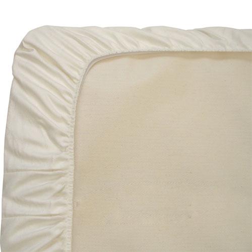 Organic Cotton Fitted Mattress Cover-Underneath