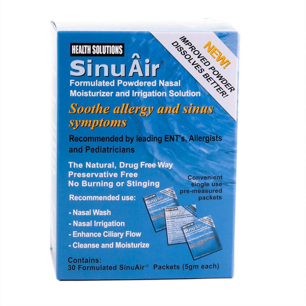 SinuAir Nasal Irrigation System - Saline Solution 30 pack