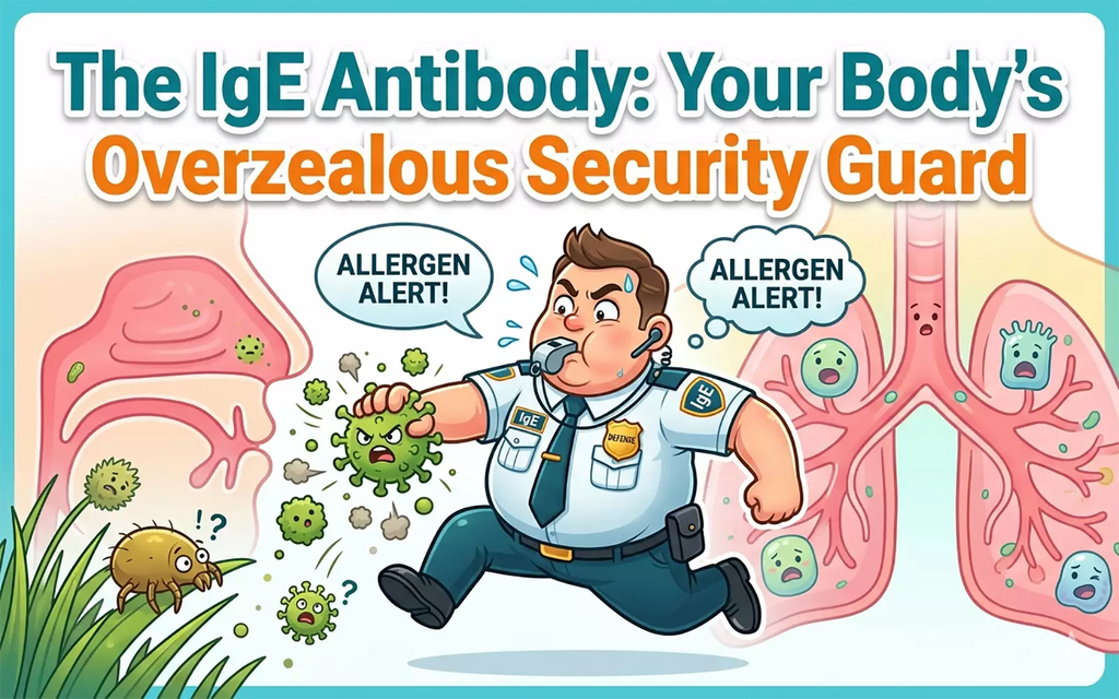 The IgE Antibody: Your Body’s Overzealous Security Guard