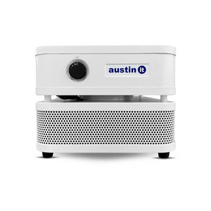 Austin Air “it” personal air purifier, front view