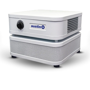 Austin Air “it” personal HEPA air purifier, left side view