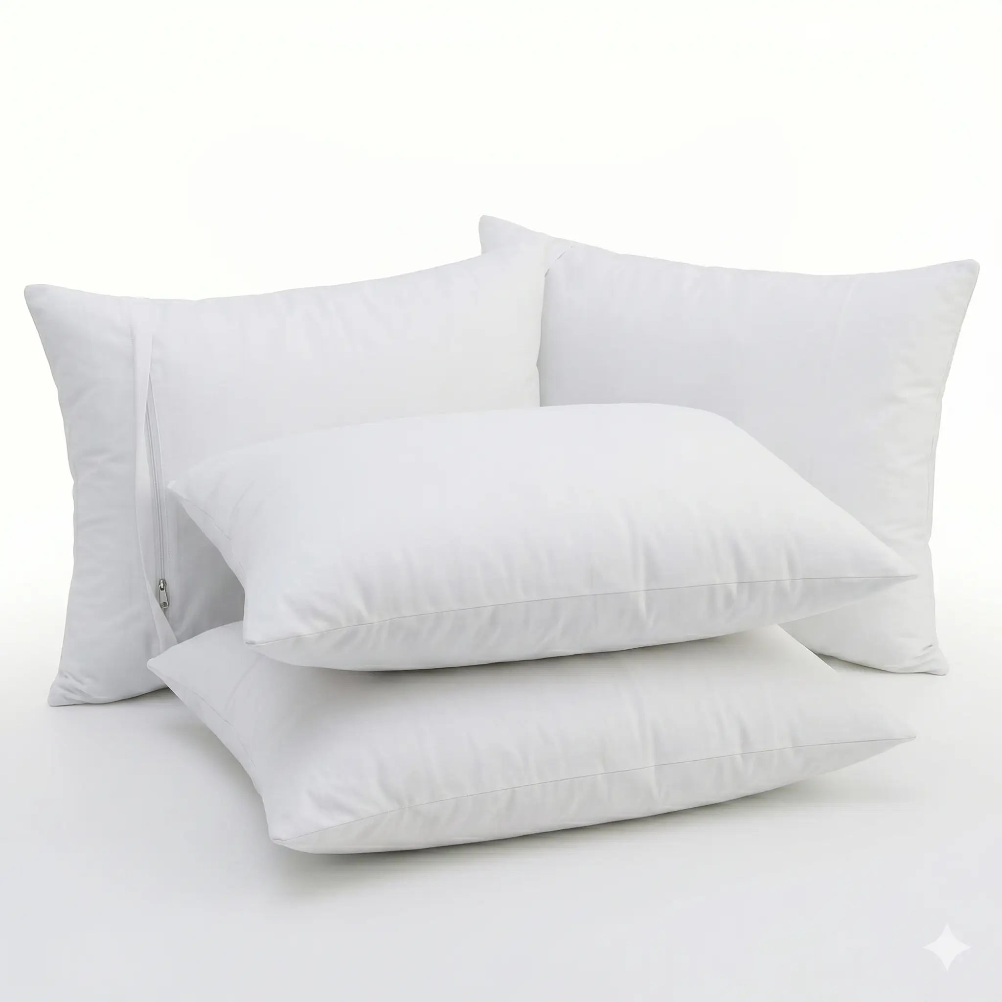 AllergyCare™ Cotton pillow covers are effective against dust mites and other harmful allergens. 4 pack