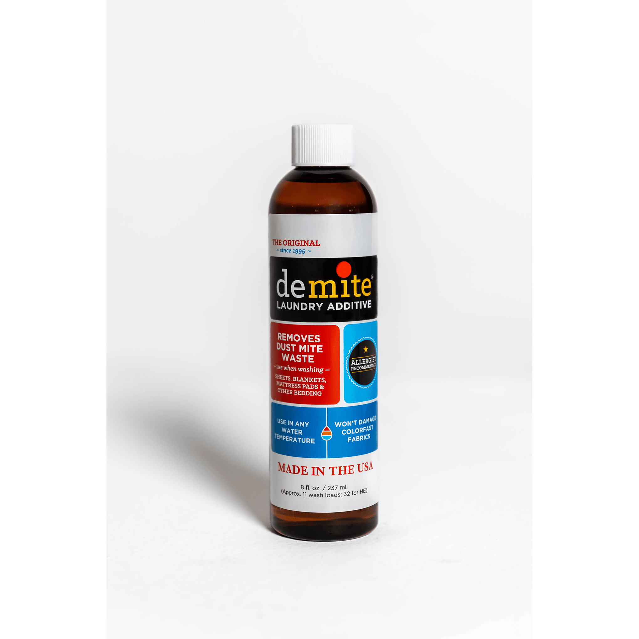 Demite Laundry Additive Removes Dust Mite Waste and Allergens