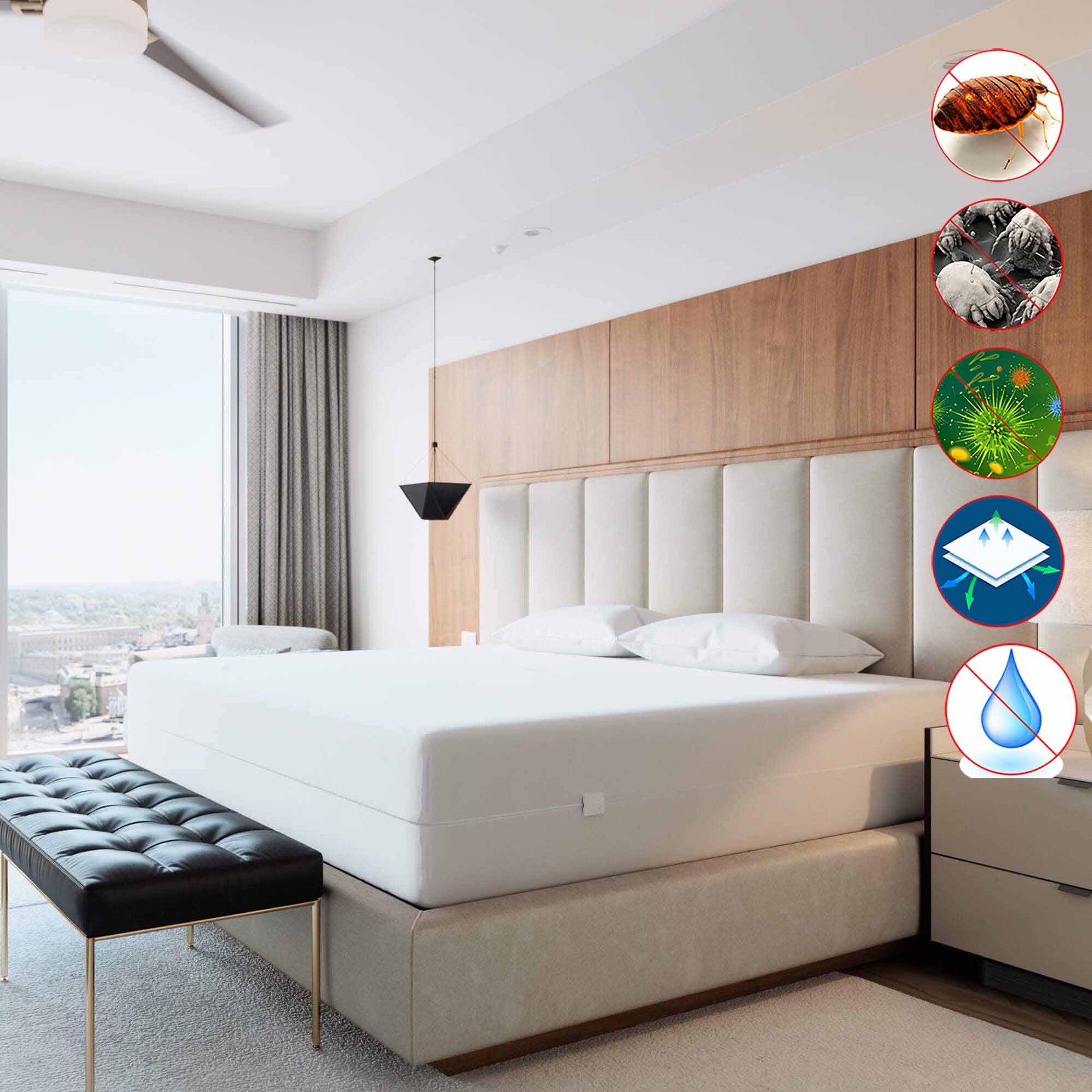 Dust Mite Allergy Bedding Mattress Covers