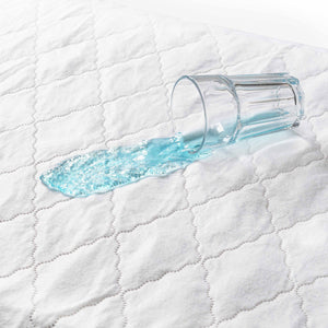 Quilted Waterproof Mattress Pad 3-Ply Spill