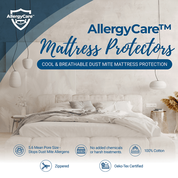 Encasing Set AllergyCare 100% Cotton Mattress Encasings and Covers