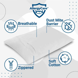 AllergyCare Cotton Pillow Cover - Buy 2 Get 1 Free