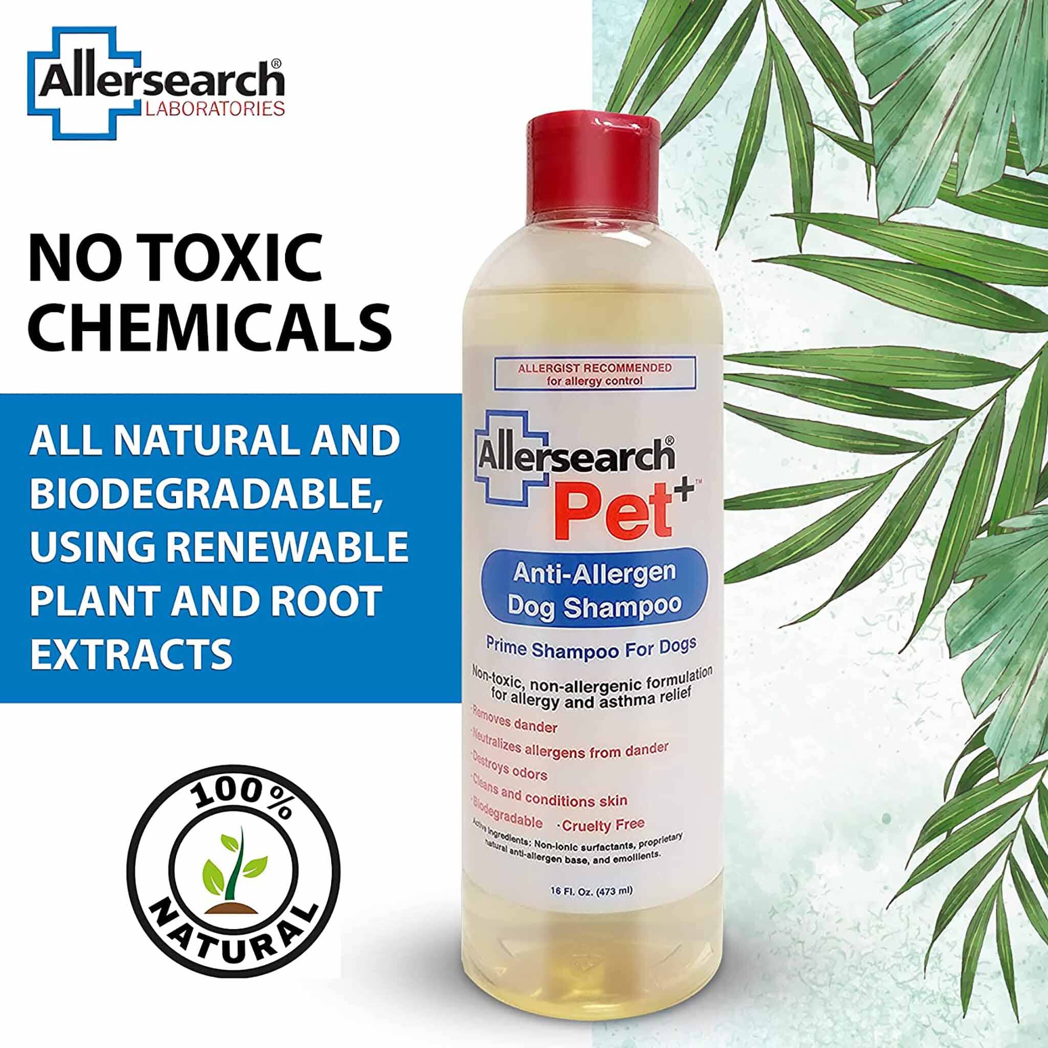 Allersearch Pet+ Dog Shampoo - All Natural