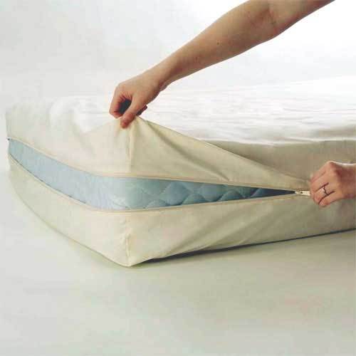 Crib mattress cover with hot sale zipper