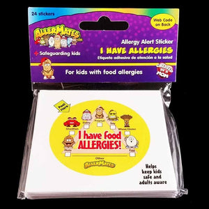 Food Allergy Stickers 24 Pack