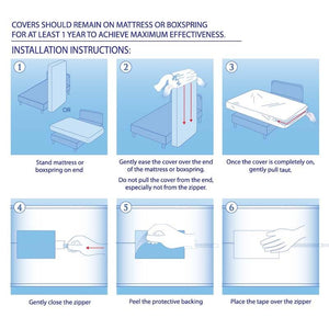 How to put on your bed bug proof mattress cover