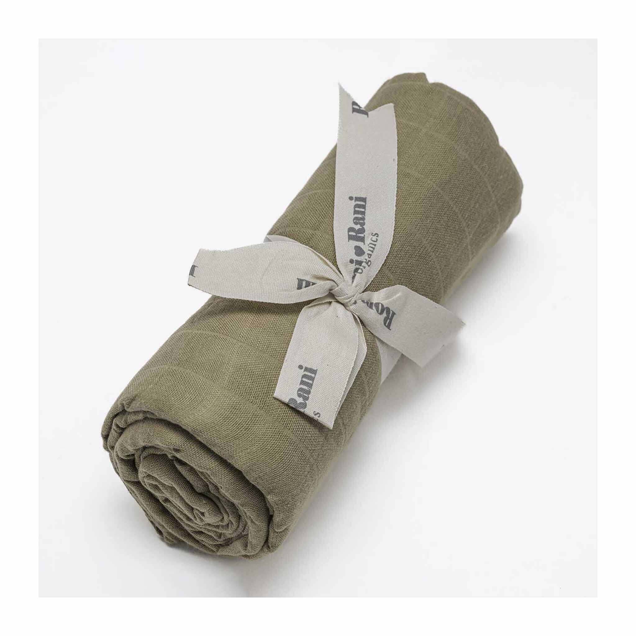 100% Organic Cotton Baby Swaddles - Ginger