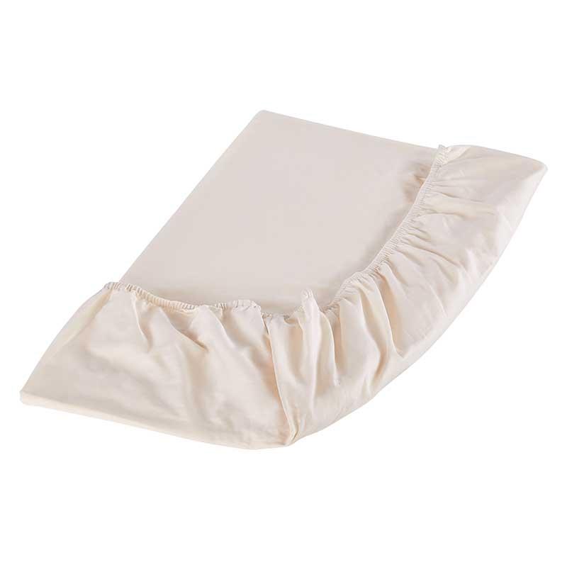 Organic cotton fitted sheet