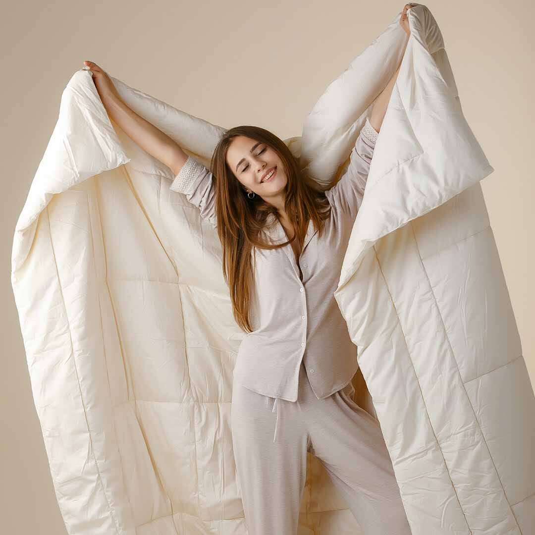 The ultimate organic wool comforter. "myMarino Collection" of organic wool comforters . 