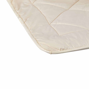 Sleep & Beyond Reversible Wool Mattress Pad - Cotton Side