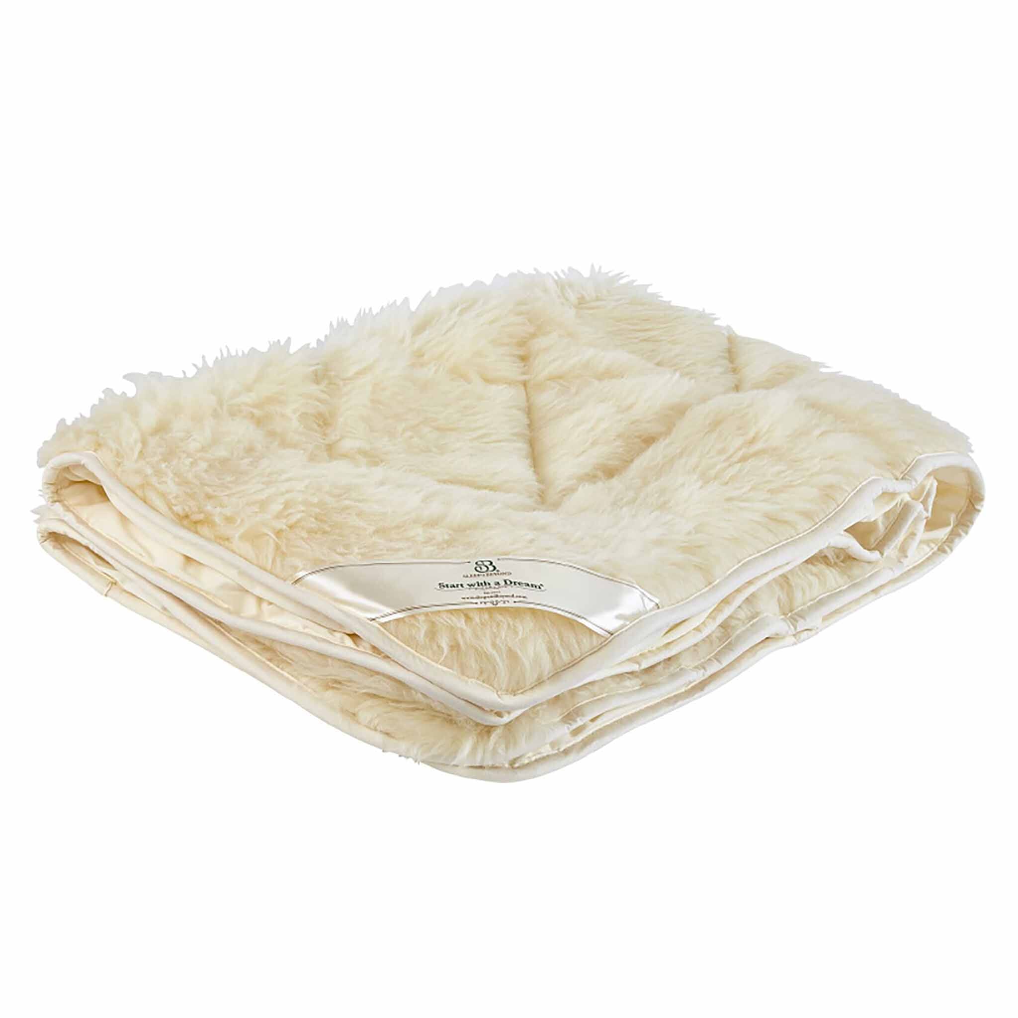 Wool fleece mattress online pad