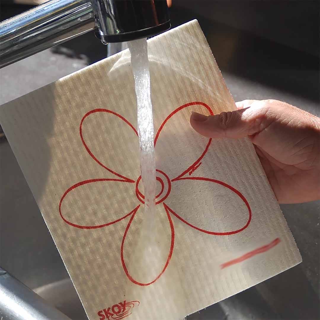 Skoy Reusable Cleaning Cloths-Wetting