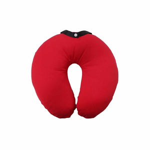 SmartSilk™ Silk-Lined Neck Pillow - Red