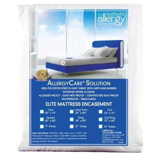 King Size Waterproof Zippered Super Soft Mattress Cover Allergy Relief Bed  Bug