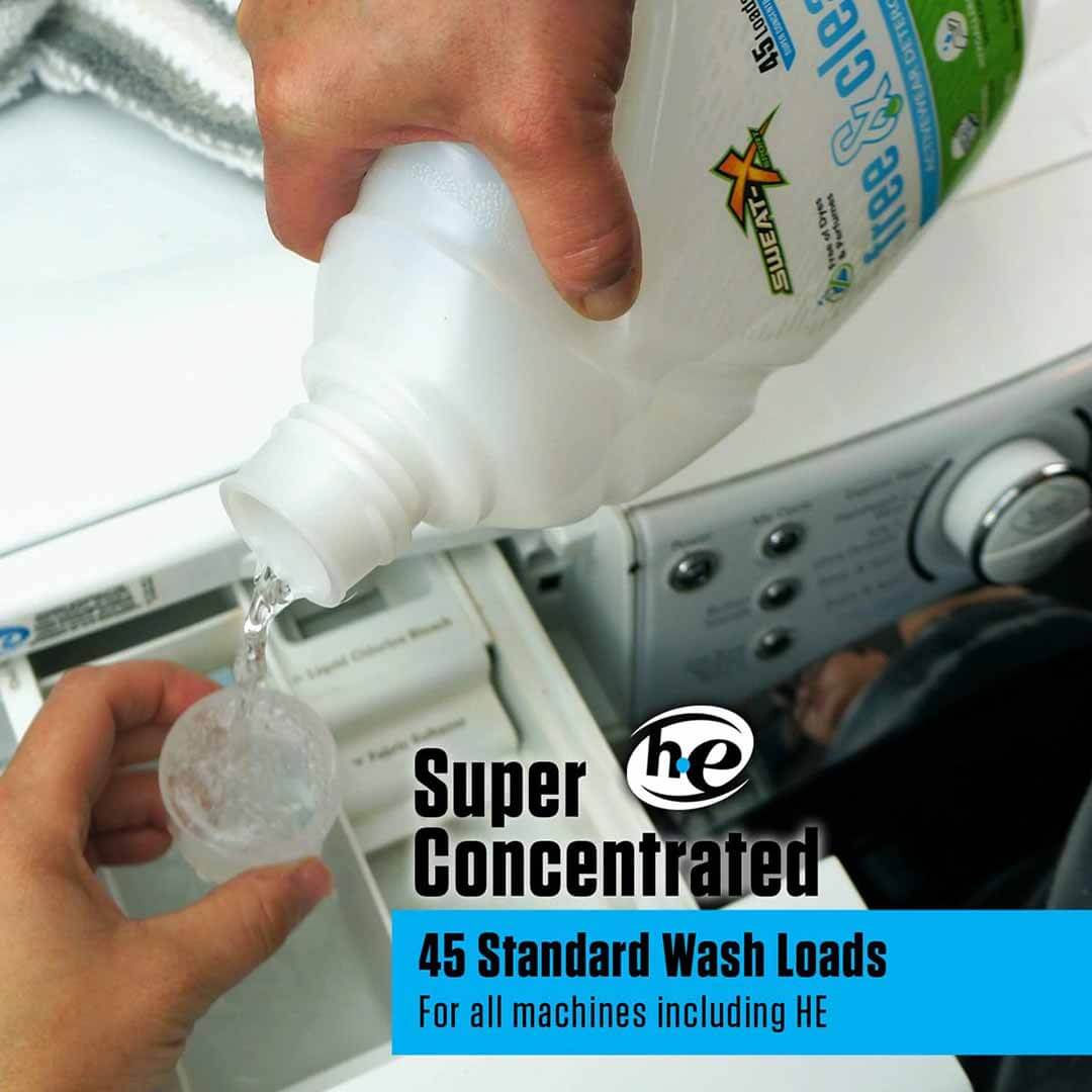 Sweat X Sport Free and Clear Laundry Detergent-Super Concentrated