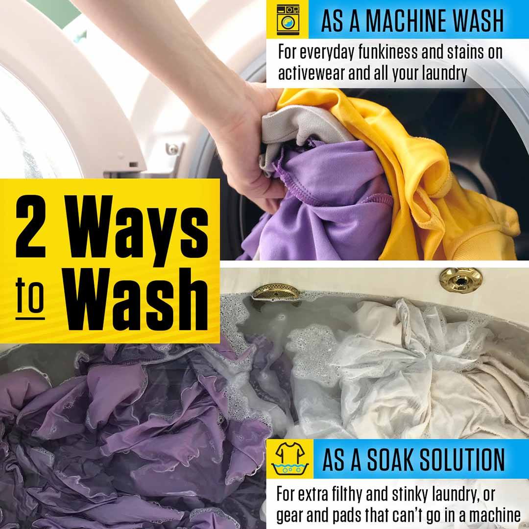 Sweat X Sport Activewear Laundry Detergent - 2 Wats to Wash