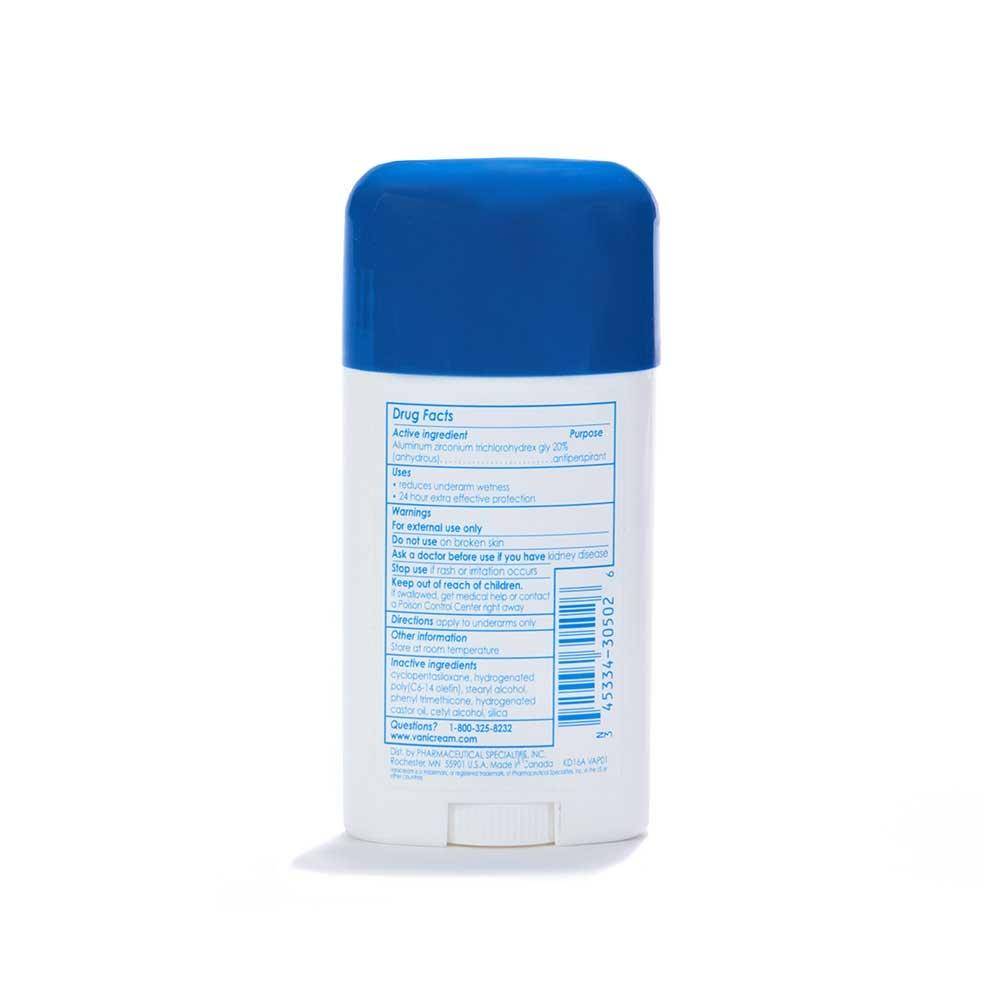Vanicream Anti-Perspirant /Deodorant-Back