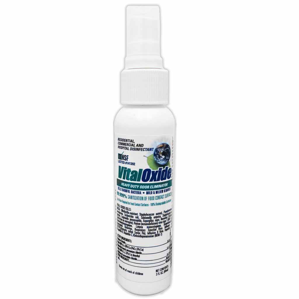 Vital-Oxide Disinfectant Spray - 3oz Travel Size