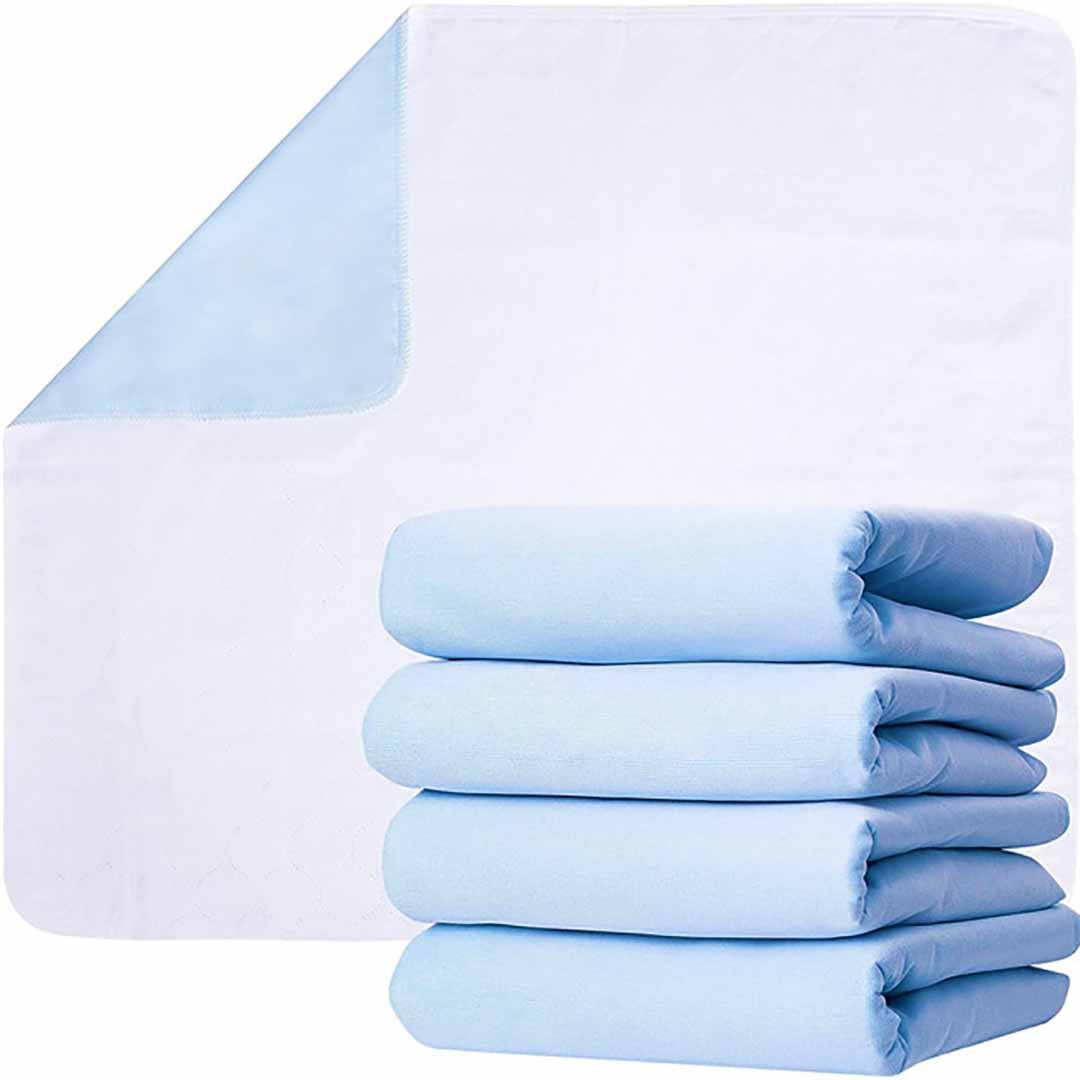 Non-Slip Bed Pads,34 inchx36 inch (2 Pack),Waterproof Washable Underpads Mattress Protector,Reusable Highly Absorbency Incontinence Bed Pads for