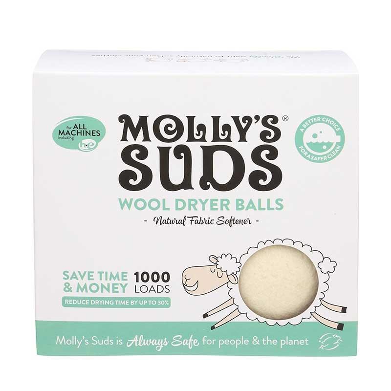Molly'S Suds Wool Dryer Balls Front